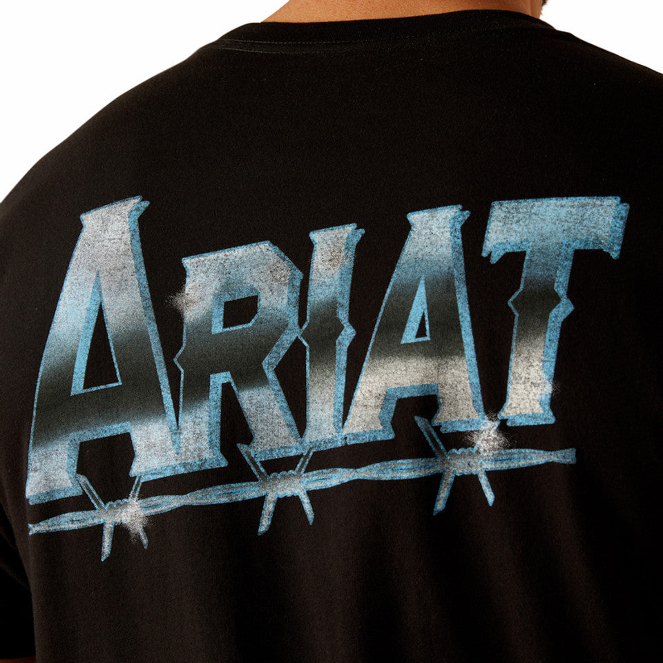 Ariat Men's Chrome Wire Black T-Shirt