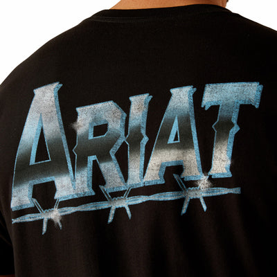 Ariat Men's Chrome Wire Black T-Shirt