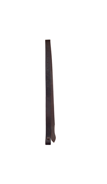Dark Oil Latigo Leather Cinch Strap