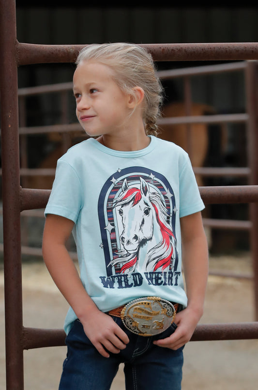 Cruel Girl's Wild Heart Horse Graphic T-Shirt