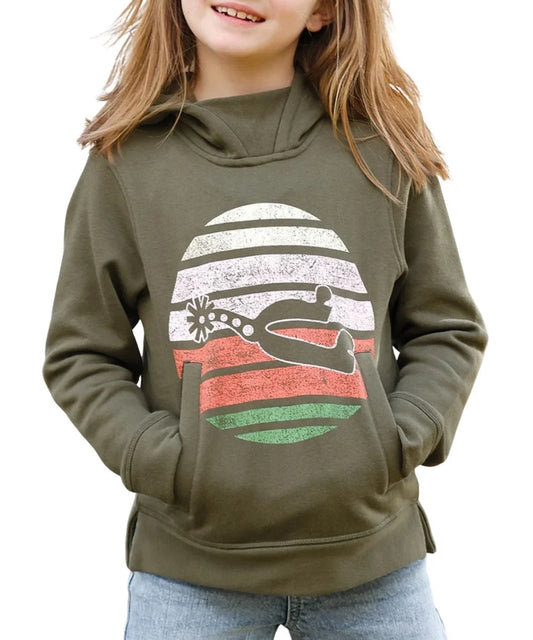 Cruel Girls Green Spur Hoodie