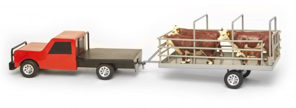Little Buster Flatbed Farm Truck Red