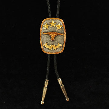 Crumrine Copper Longhorn Adult Western Bolo Tie