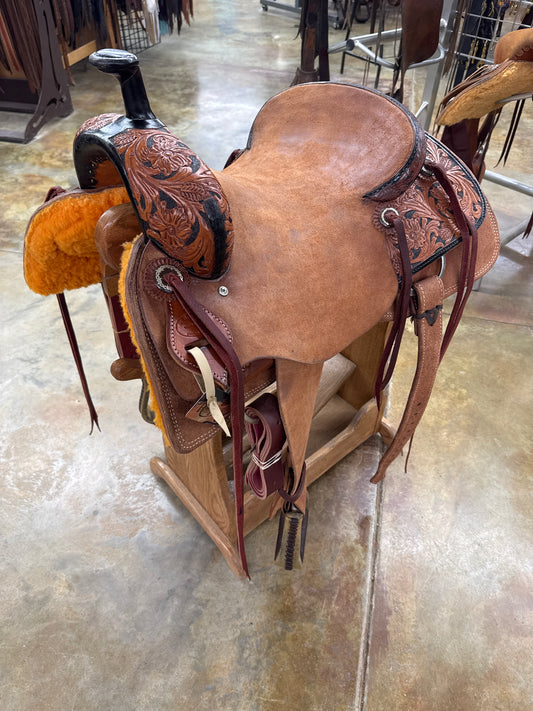R Bar B Ranch Cutter Saddle, 15" Seat