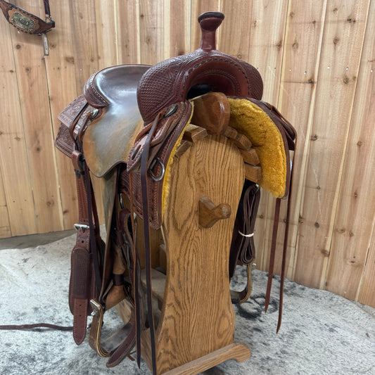 Paul Taylor Ranch Cutter Saddle, 16" Seat
