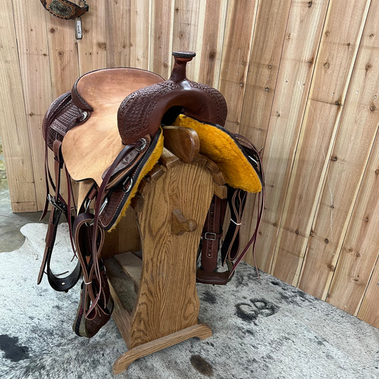 HR Ranch Cutter Saddle, 16" Seat