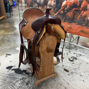 Robert Teskey Elite Mule Saddle, 16.5" Seat