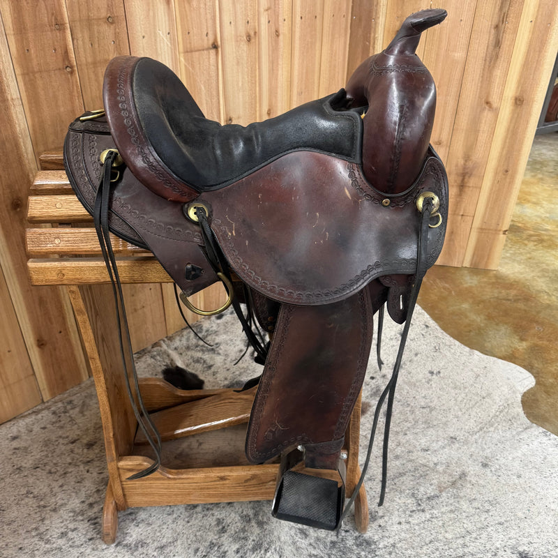 Used Circle Y Trail Gator Saddle, 14" Seat