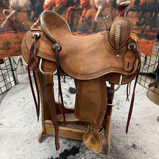 R Bar B Ranch Saddle, 16.5" Seat (Demo)
