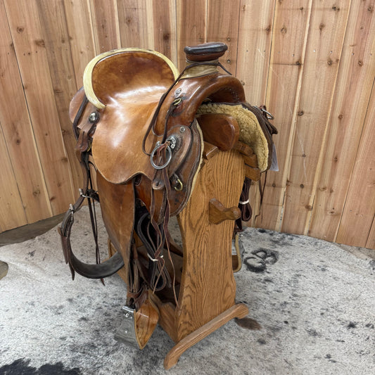 Used Tommy D. White Custom Rancher, 14.5" Seat