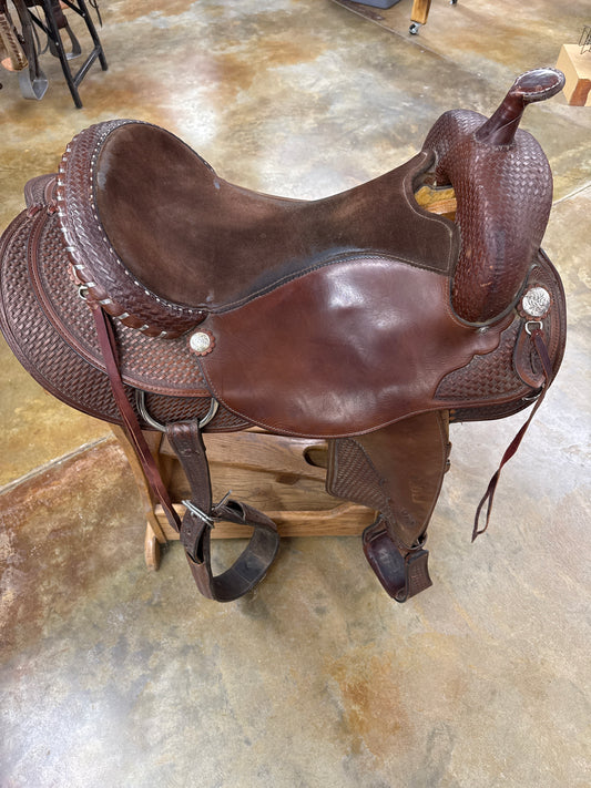 Used Circle Y Pleasure/Trail Saddle, 18" Seat