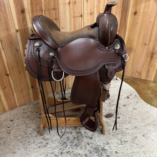 Circle Y River Valley Flex2 Trail Saddle, 16" Seat (Demo)