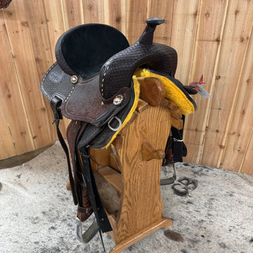 Used JHA Tack Barrel Saddle, 14.5" Seat