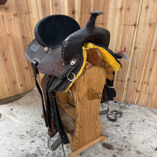 Used JHA Tack Barrel Saddle, 14.5" Seat