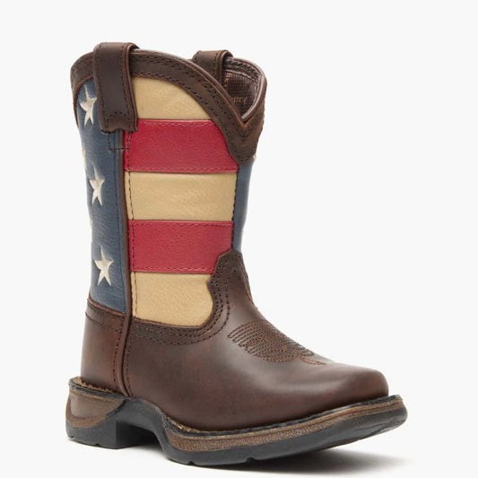 Durango Little Kids  Lil' Rebel Patriotic Western Boot