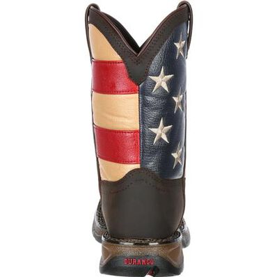 Durango Lil' Rebel Big Kids Flag Western Boots