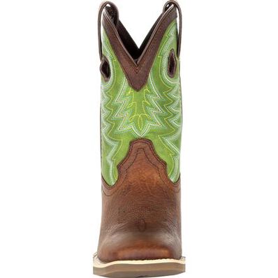 Durango Lil'Rebel Pro Little Kid's Lime Western Boots