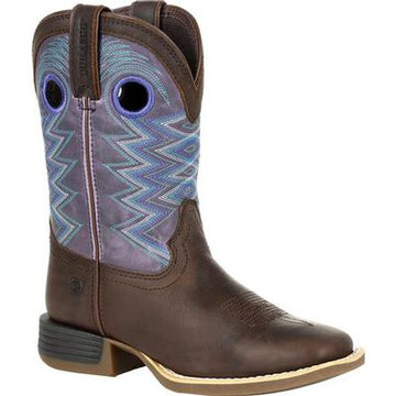 Durango Lil' Rebel Pro Big Kid's Amethyst Western Boots