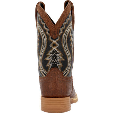 Durango Lil' Rebel Pro Big Kid's Acorn Black Onyx Western Boot
