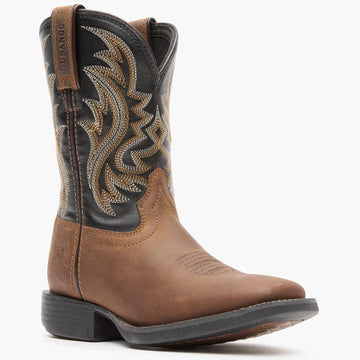 Durango Shyloh Big Kid's Brawny Brown/Black Onyx Square Toe Boot