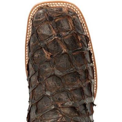 Durango Men's Premium Exotics Dark Brown Pirarucu Western Boots