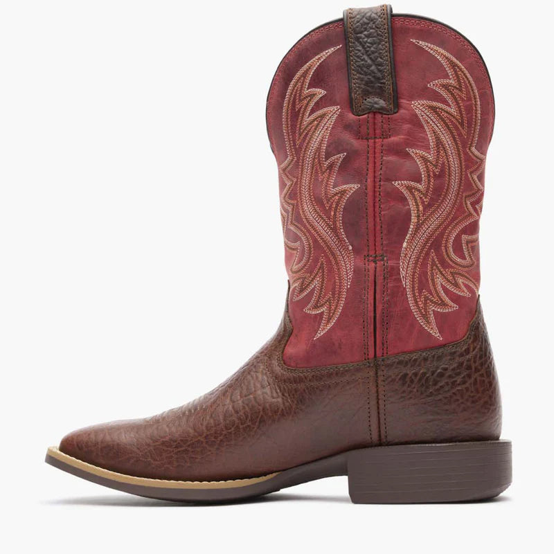 Durango Men's Mahogany and Dynamite Red Shyloh Western Boot