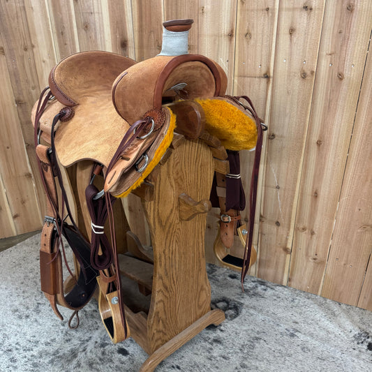 R Bar B Workhorse Ranch Saddle, 15" Seat