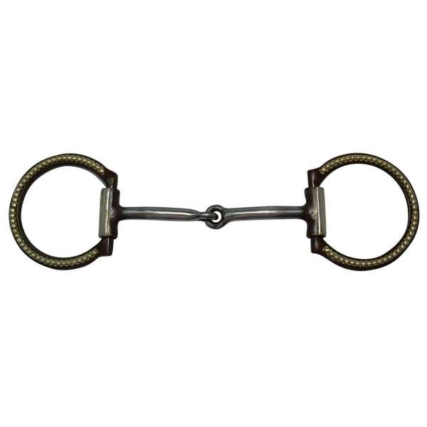 Diamond R Bit-Fixed Ring Snaffle Bit