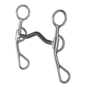 Diamond R Argentine Curb Bit-Sweet Iron Bit