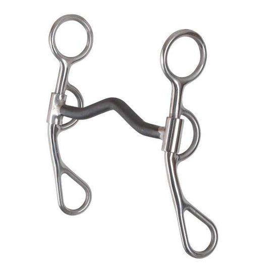 Diamond R Argentine Curb Bit-Sweet Iron Bit