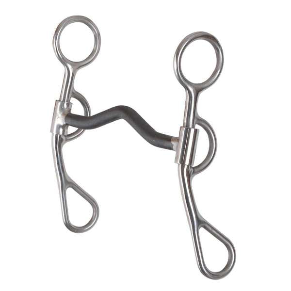 Diamond R Argentine Curb Bit-Sweet Iron Bit