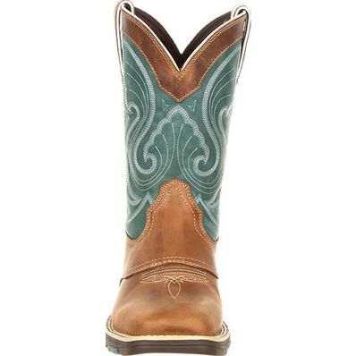 Durango Women's Ultra-Lite Emerald Saddle Western Boot