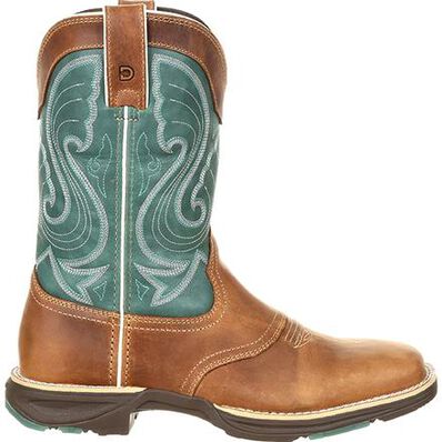 Durango Women's Ultra-Lite Emerald Saddle Western Boot