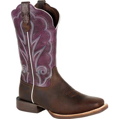 Durango Lady Rebel Pro Women's Ventilated Plum Western Boot