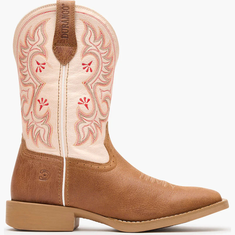Durango Women's Shyloh Honey Tan and Metallic Peach Western Boot