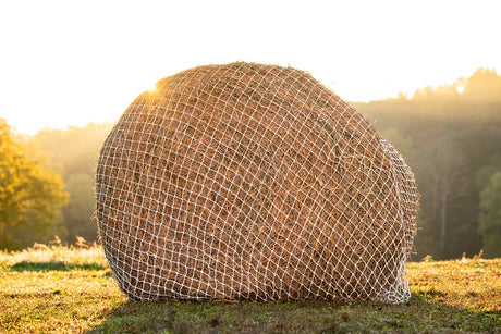 Texas Heavy Guage Round Bale 6' Hay Net-2" Holes