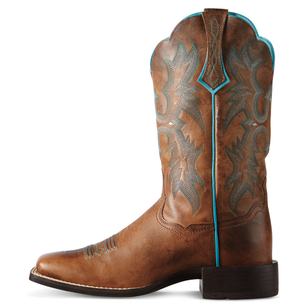 Ariat Women's Tombstone Sassy Brown Square Toe Boots