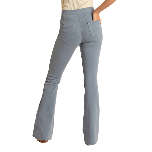 Rock & Roll Denim Women's High Rise Extra Stretch Americana Reversible Flare Jean