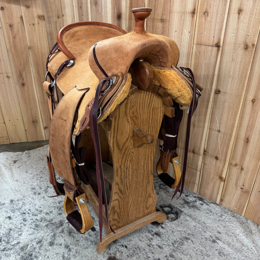 R Bar B Workhorse Tucson Ranch Saddle, 15" Seat