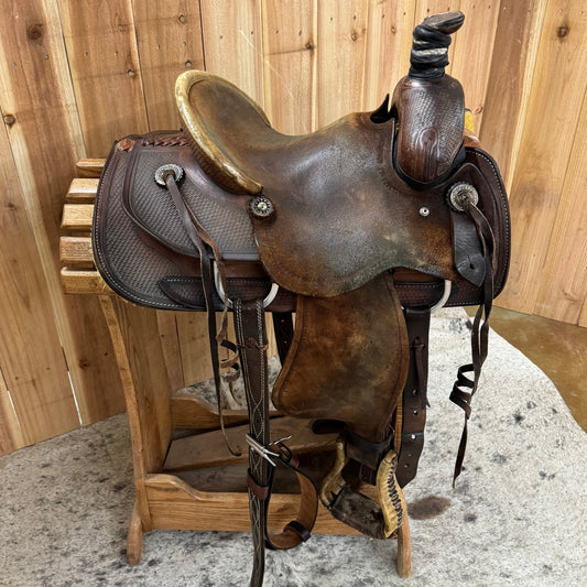 Used SRS Ranch Saddle, 13" Seat
