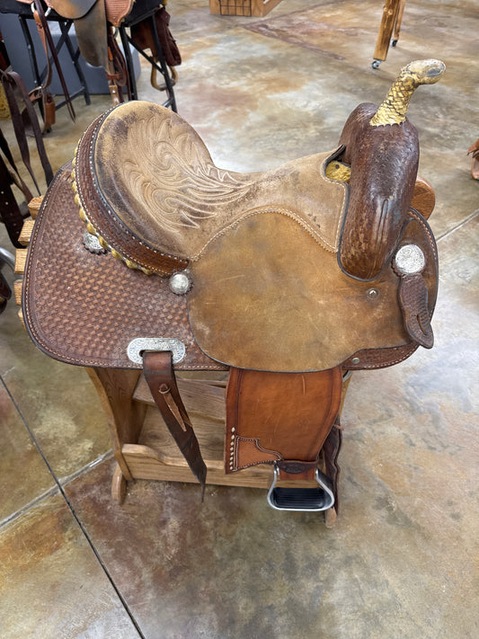 Used Crates Barrel Saddle, 14" Seat