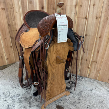 Circle Y Marlene McRae Special EFFX Barrel Saddle, 14.5" Seat (Demo)