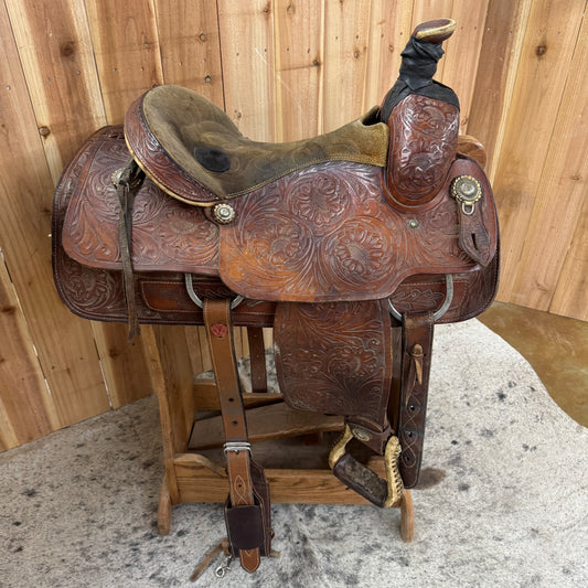 Used Roper Saddle, 15.5" Seat