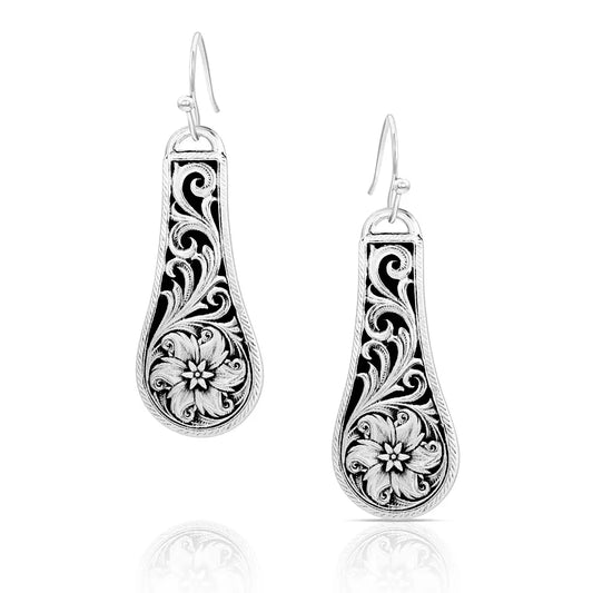 Montana Silversmiths Desert Marigold Floral Earrings