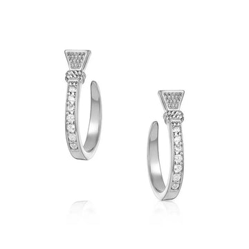 Montana Silversmiths Horseshoe Nail Hoop Earrings