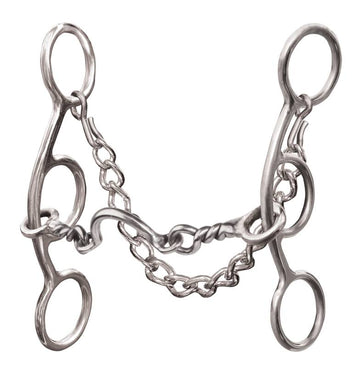 Professional's Choice Twisted Low Port Futurity Bit 5-1/2"