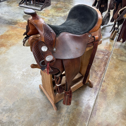Used Ortho Flex Trail Saddle, 16" Seat