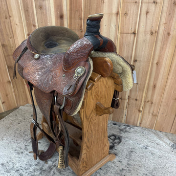 Used Roper Saddle, 15.5" Seat