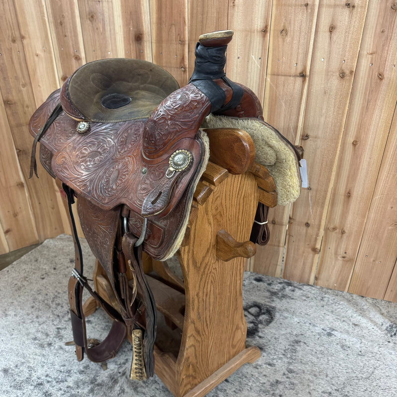 Used Roper Saddle, 15.5" Seat