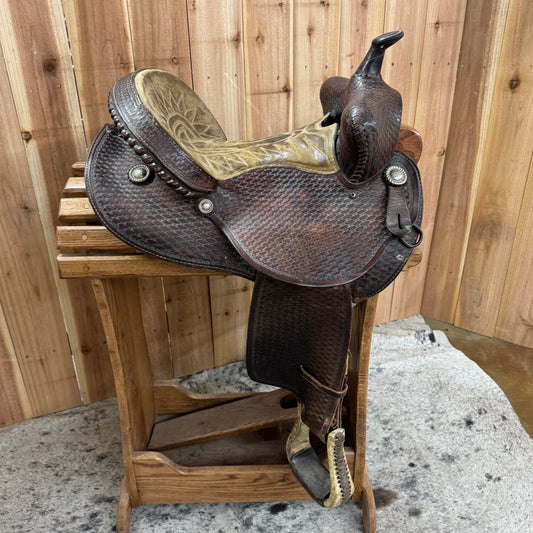 Used No Name Barrel Saddle, 14" Seat